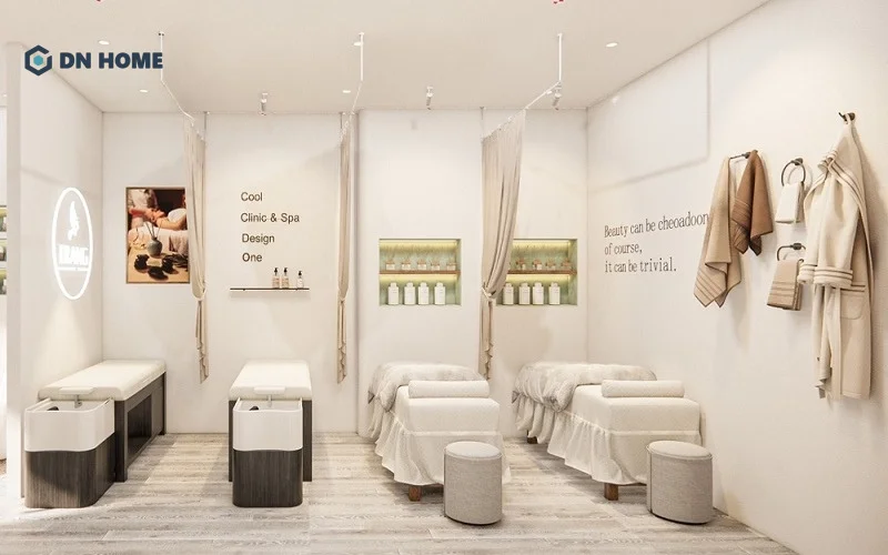 Ngoài việc đảm bảo công năng và thẩm mỹ, thiết kế không gian spa cũng cần chú trọng đến yếu tố phong thuỷ