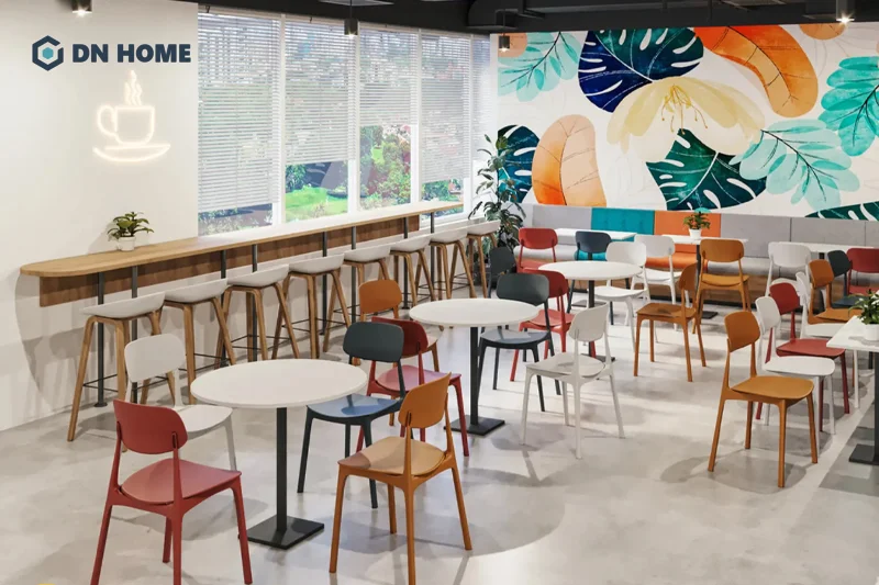 Khu vực pantry nghỉ ngơi nhưng cũng đầy cảm hứng bên trong văn phòng công nghệ FPT