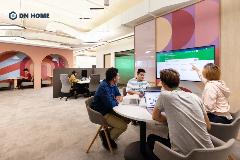 Bất kỳ nơi nào trong văn phòng công nghệ Grab cũng có thể trở thành nơi làm việc đầy cảm hứng cho nhân viên