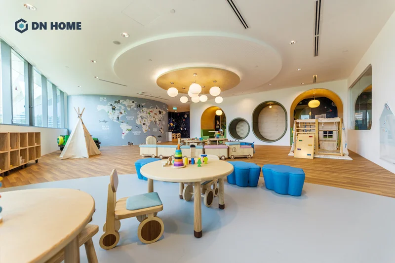 Văn phòng công nghệ Grab còn có khu vực vui chơi dành riêng cho con trẻ của các nhân viên