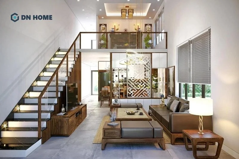 Trang trí nhà cấp 4 cũ với nội thất có phong cách, màu sắc đồng bộ