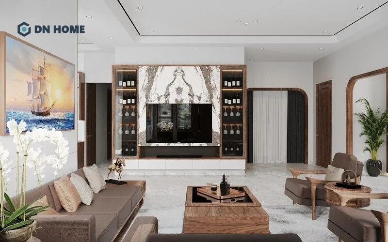 Thay vì sửa chữa lại toàn bộ căn nhà, bạn có thể tập trung thay đổi bố cục ở khu vực sinh hoạt chung như phòng khách