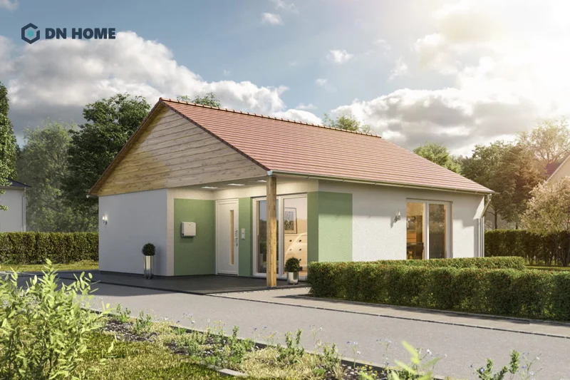 Nên thiết kế nhà cấp 4 mái Thái 200 triệu hình khối đơn giản để tránh vượt quá ngân sách đầu tư