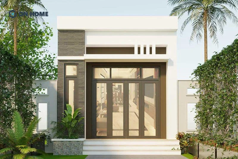 Nên ưu tiên đường nét tinh gọn để xây dựng nhà cấp 4 2 phòng ngủ không vượt quá ngân sách 200 triệu