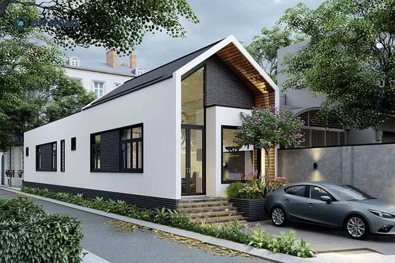 Nên bố trí nhiều cửa sổ để tránh cảm giác ngột ngạt khi thiết kế nhà ống cấp 4 5x20m