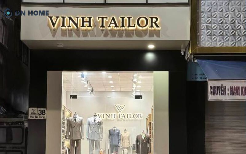 Mẫu biển hiệu nhà may veston tối giản, tinh tế