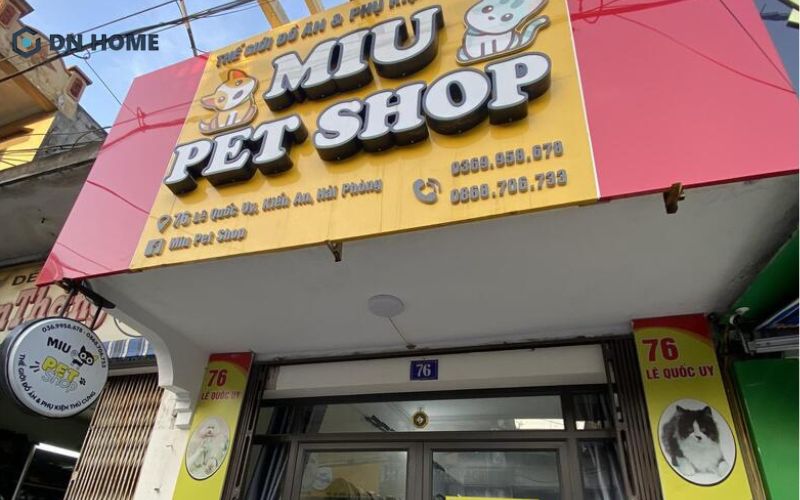 DN HOME là đơn vị thiết kế và thi công biển hiệu pet shop uy tín
