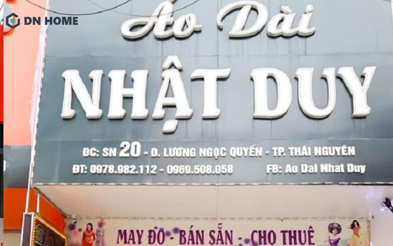 Cân nhắc lựa chọn chất liệu phù hợp để làm nên tấm bảng hiệu nhà may thẩm mỹ