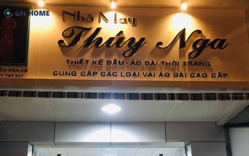 Bảng hiệu nhà may thiết kế đẹp, chỉn chu góp phần thu hút khách hàng