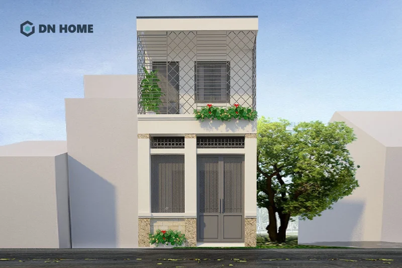 Các chi tiết trang trí nhà 1 trệt 1 lầu 5x15 được giảm thiểu tối đa để đảm bảo không vượt quá ngân sách 500 triệu