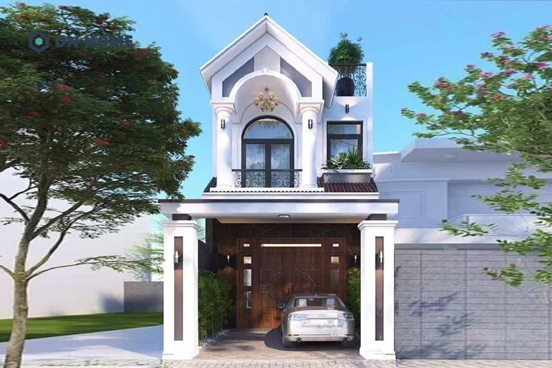 Nhà 1 trệt 1 lầu 5x15 có gara xe là lựa chọn lý tưởng cho những gia đình có ô tô