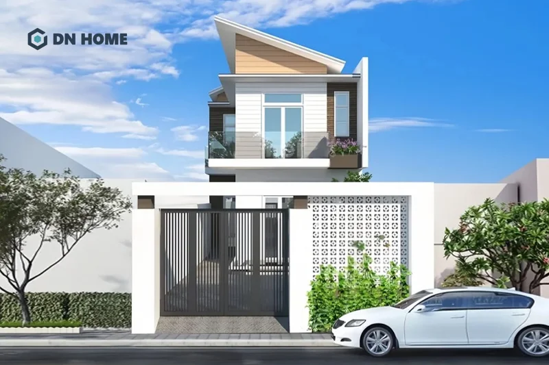 Gam màu trung tính được ưu tiên sử dụng trong thiết kế nhà 1 trệt 1 lầu 5x15 phong cách hiện đại