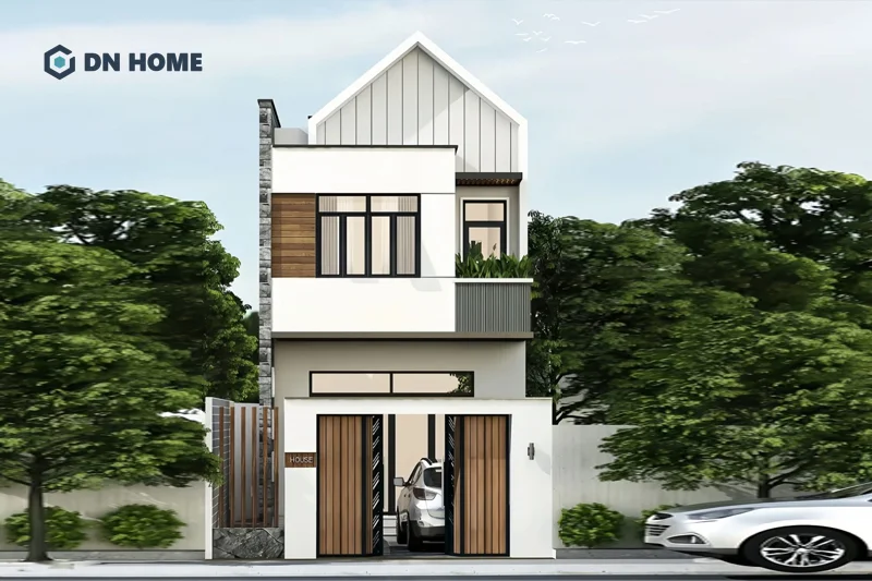 Nhà 1 trệt 1 lầu 5x15m thiết kế theo phong cách tối giản hướng đến vẻ đẹp tinh tế