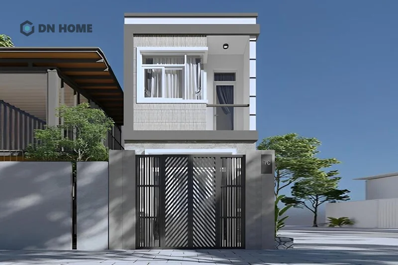 Các chi tiết rườm rà được lược bỏ tối đa khi thiết kế nhà 1 trệt 1 lầu 5x15 tối giản