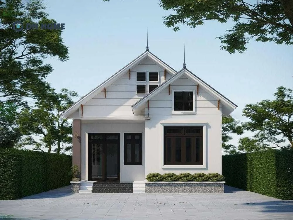 Mái thái tạo nên vẻ đẹp sang trọng, bề thế cho ngôi nhà