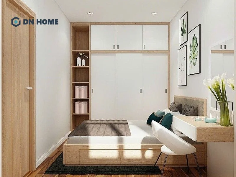 Không gian nghỉ ngơi chill với ánh sáng tự nhiên từ bên ngoài chiếu vào