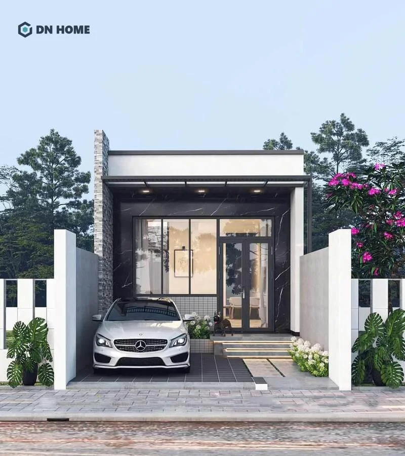 Cách thiết kế và phối màu tạo nên vẻ ngoài nhà cấp 4 ấn tượng