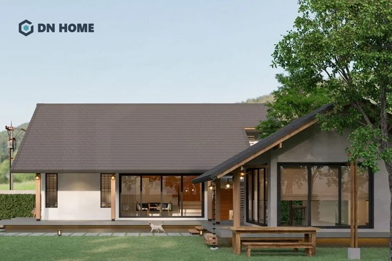 Nhà cấp 4 chữ L 1 phòng thờ, 3 phòng ngủ luôn ưu tiên đặt phòng thờ ở nơi có phong thủy tốt