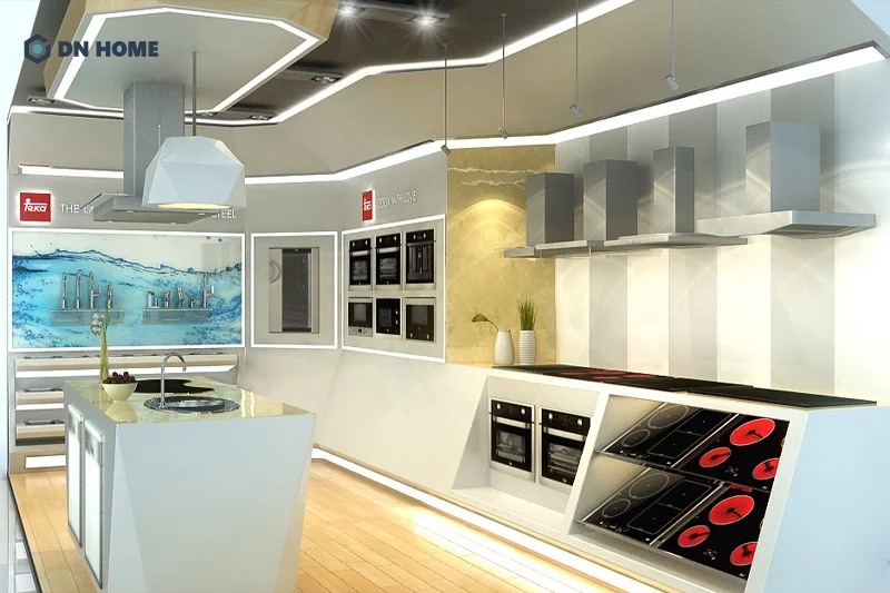 Hệ thống ánh sáng được xem là “linh hồn” trong không gian showroom