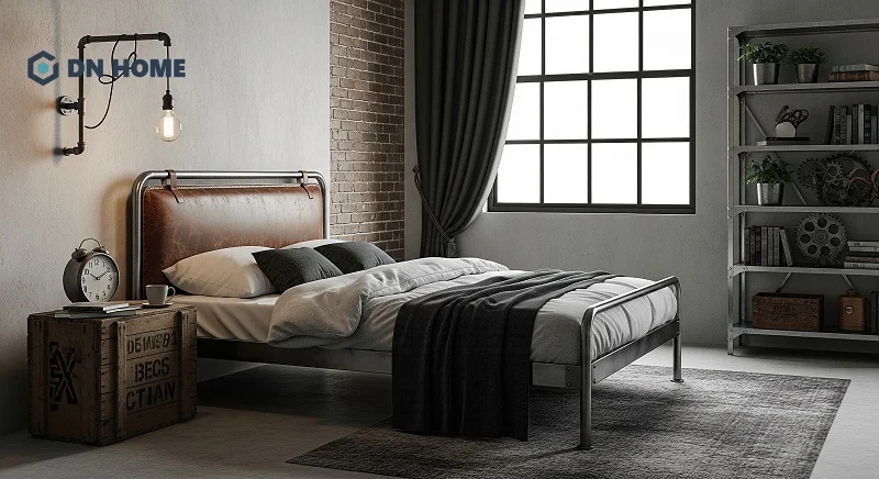 Hơi thở công nghiệp trong thiết kế không gian lưu trú Industrial