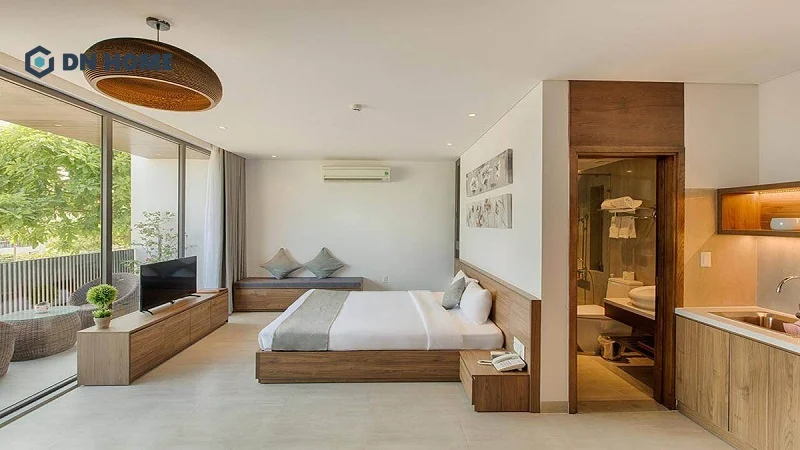 Sử dụng nội thất đồng bộ với phong cách thiết kế chung, đồng thời đảm bảo đáp ứng tốt nhu cầu khách hàng