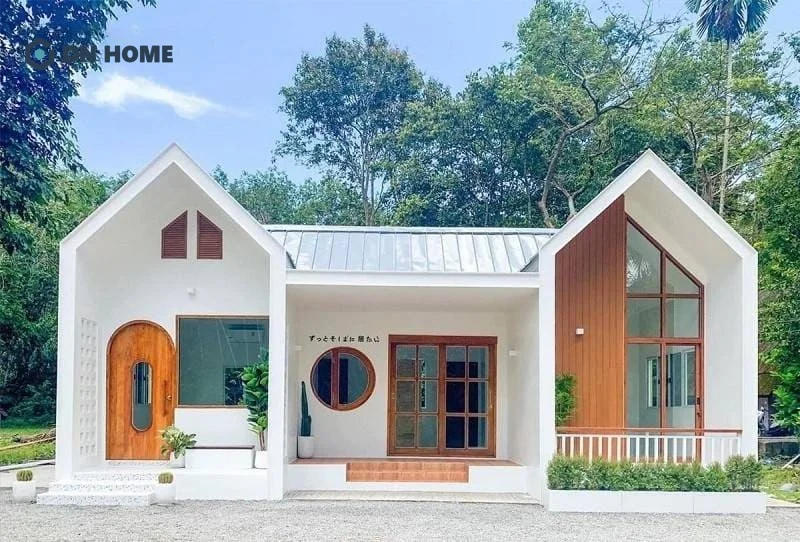 Mẫu homestay được thiết kế đơn giản, mang lại sự gần gũi, tinh tế