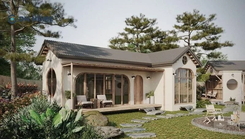 Phong cách nhà vườn mang lại cho homestay không gian yên bình, thư thái