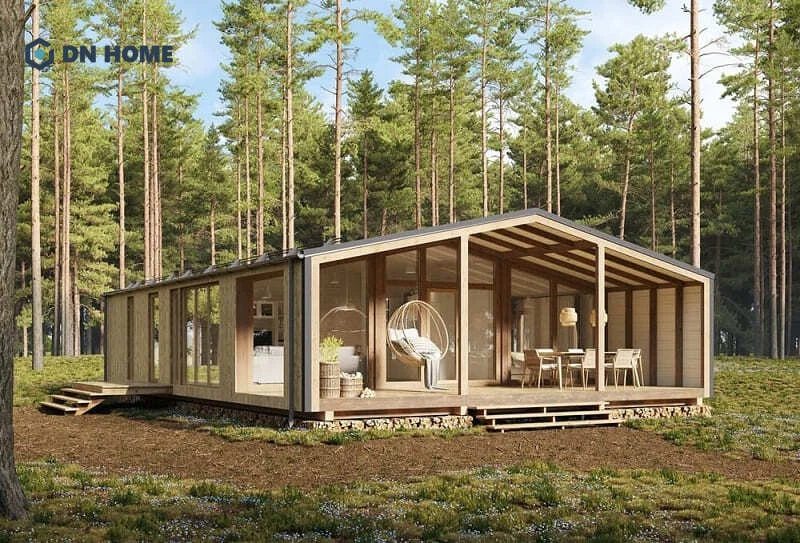 Thiết kế homestay bằng nhà lắp ghép giúp tiết kiệm chi phí