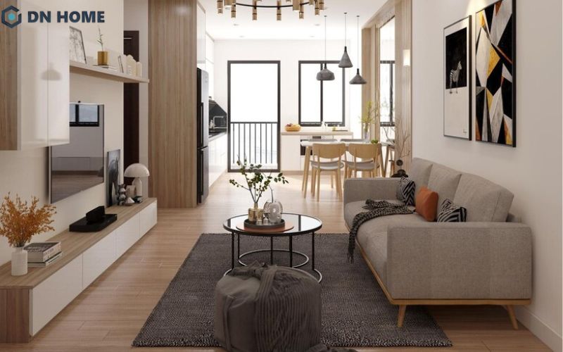 Nội thất chung cư 1 phòng ngủ cần tận dụng triệt để ánh sáng tự nhiên