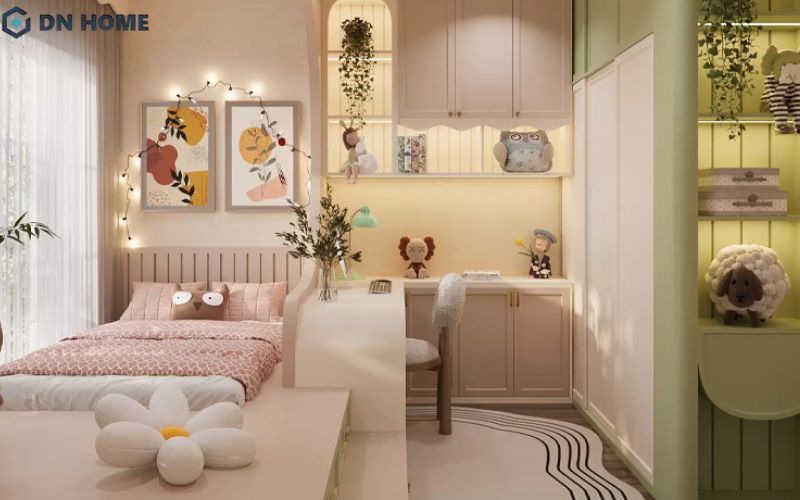 Diện tích 15m2 cho phép gia chủ thoải mái thiết kế phòng ngủ thoáng đãng, đầy đủ công năng