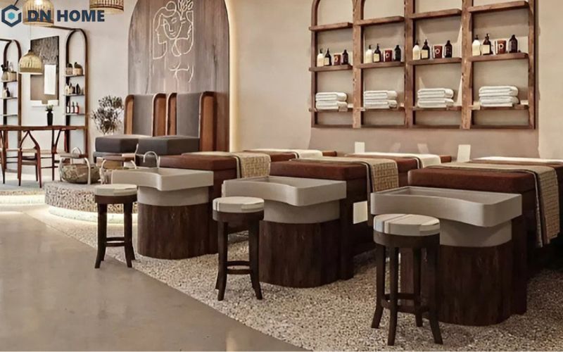 Ánh sáng tự nhiên mang đến cảm giác thoải mái, dịu nhẹ cho không gian spa