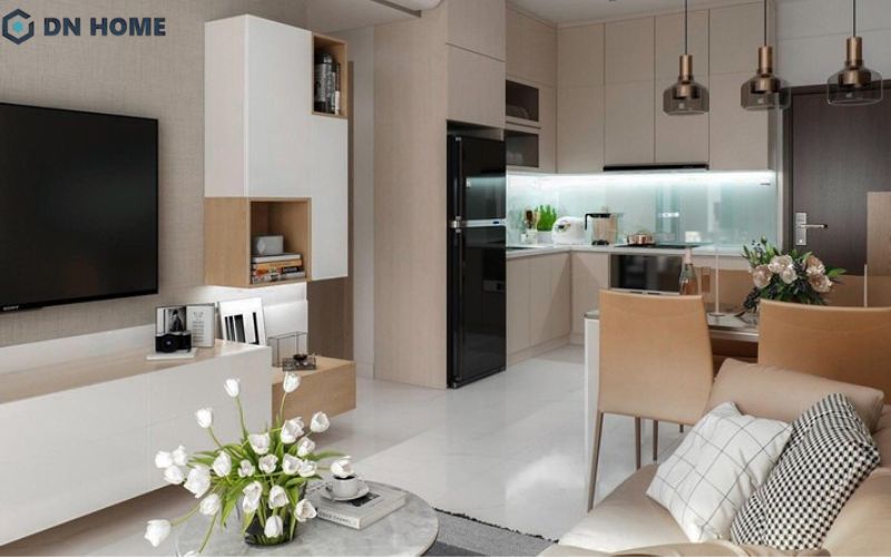 Phong cách thiết kế nội thất 1 phòng ngủ theo hướng hiện đại