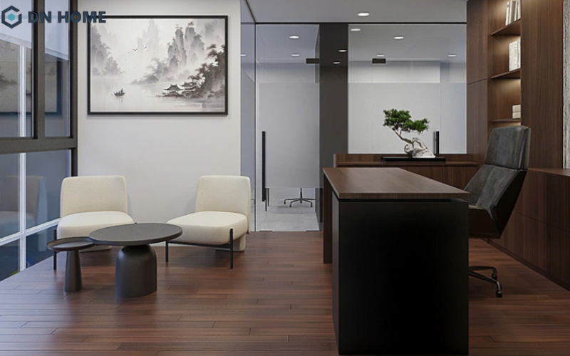 Nội thất đơn giản giúp phòng giám đốc Startup trở nên hiện đại