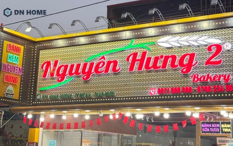 Bảng hiệu bánh mì chữ nổi đẹp mắt