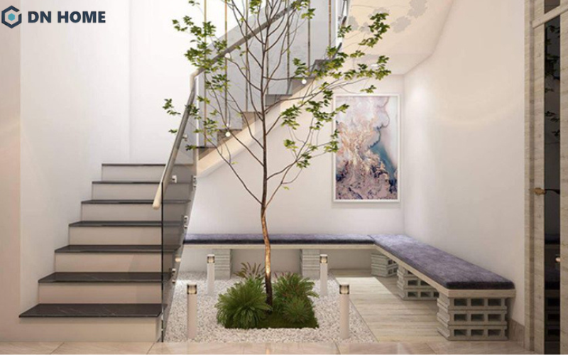 Bậc thang cũng ảnh hưởng đến phong thủy nên cần được tính toán cẩn thận để thu hút vượng khí