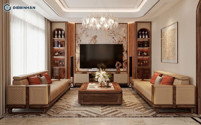 Kích thước càng lớn, kiểu dáng càng cầu kỳ thì giá thành nội thất gỗ óc chó càng cao