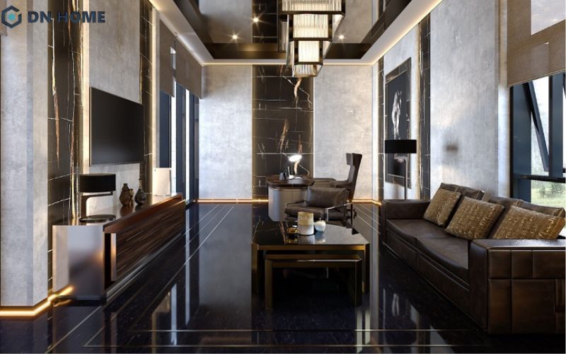 Không gian phòng làm việc giám đốc với thiết kế sang trọng, chuyên nghiệp