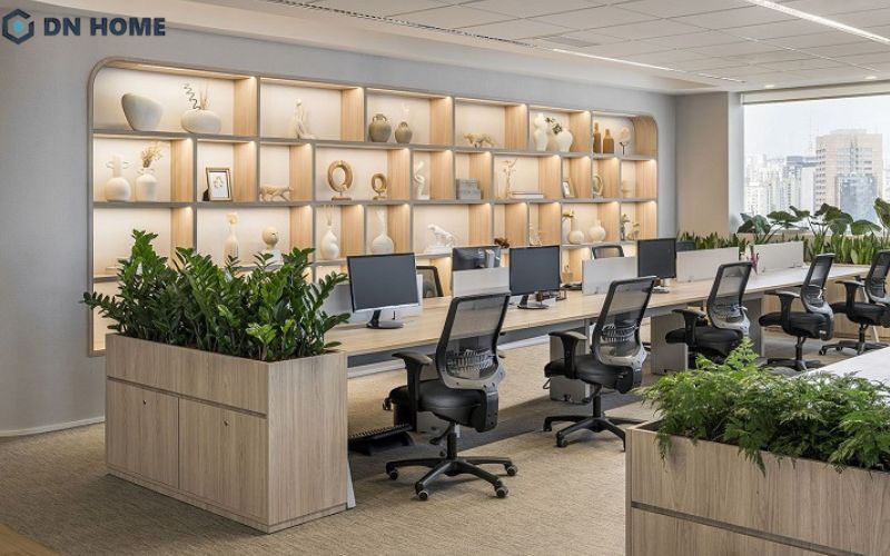 Thiết kế văn phòng 3D cần đạt chuẩn trước hết cần tạo được cảm giác chân thực về thị giác và ánh sáng khi quan sát