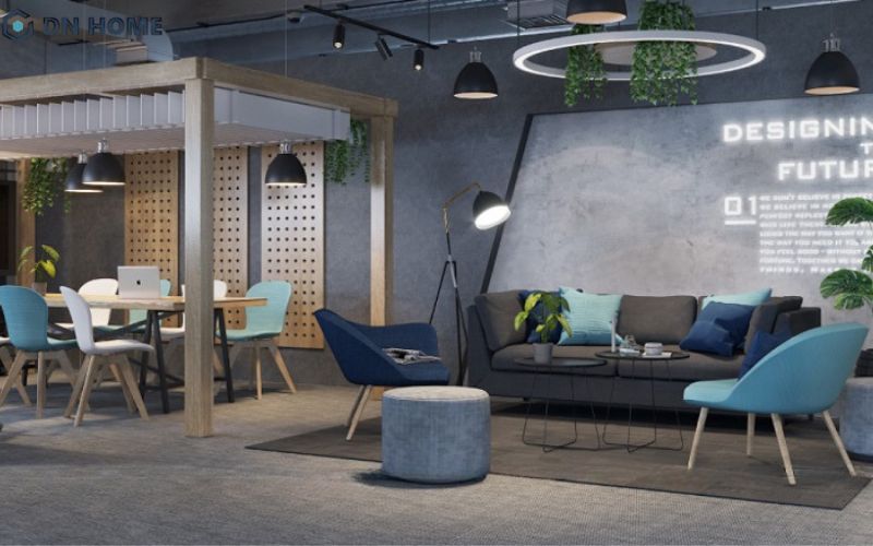 Diện tích lớn trên 500m2 cho phép doanh nghiệp có thêm nhiều không gian làm việc đa năng