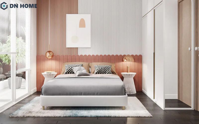 Phòng ngủ diện tích 15m2 đảm bảo bố trí được đầy đủ nội thất và công năng cần thiết cho việc nghỉ ngơi riêng tư