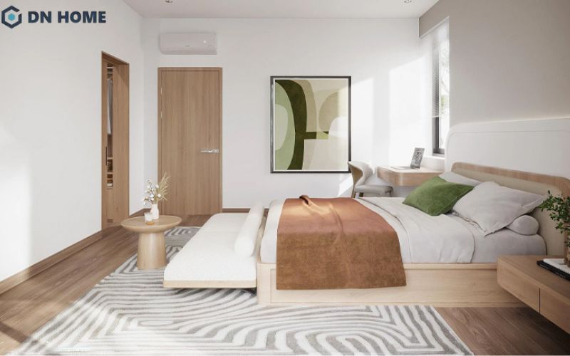 Với những căn nhà phố rộng rãi thì diện tích 20m2 là lý tưởng cho không gian phòng ngủ thật sự thoải mái, thư giãn