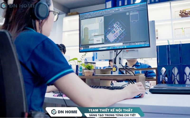 Quy trình hiện thực hóa ý tưởng từ bản vẽ thiết kế ra công trình tại Nội Thất Điểm Nhấn