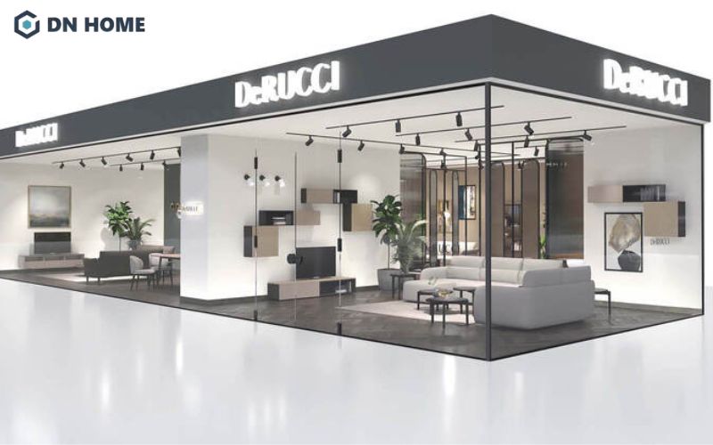 Phong cách showroom văn phòng công nghiệp mạnh mẽ