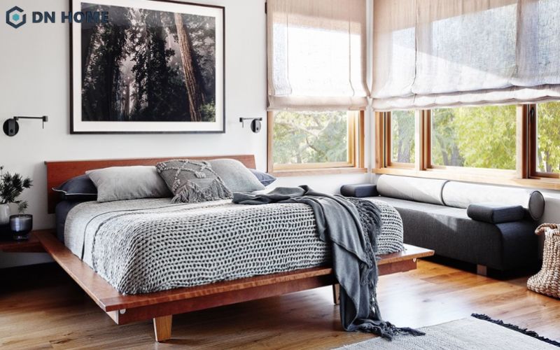 Phong cách thiết kế đồng bộ giúp phòng ngủ 10m2 hài hòa và thẩm mỹ hơn