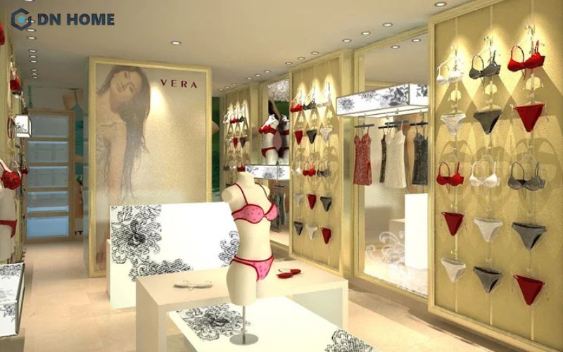 Bố trí ánh sáng để làm nổi bật sản phẩm trưng bày, nhằm gây ấn tượng thu hút khách hàng