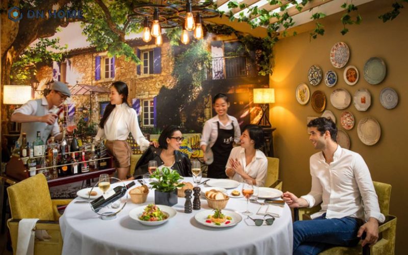 Mô hình quán ăn Bistro phục vụ đa dạng đối tượng khách hàng, chủ yếu là dân văn phòng
