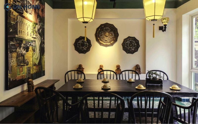 Không gian riêng tư, thân mật bên trong nhà hàng Bụi Bistro