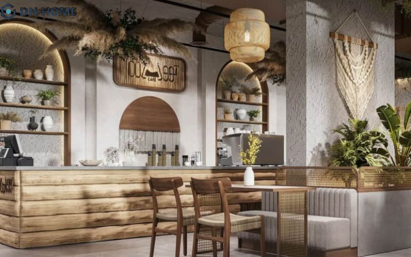 Mỗi chiếc đèn được lựa chọn phù hợp sẽ trở thành điểm nhấn trang trí ấn tượng cho quán