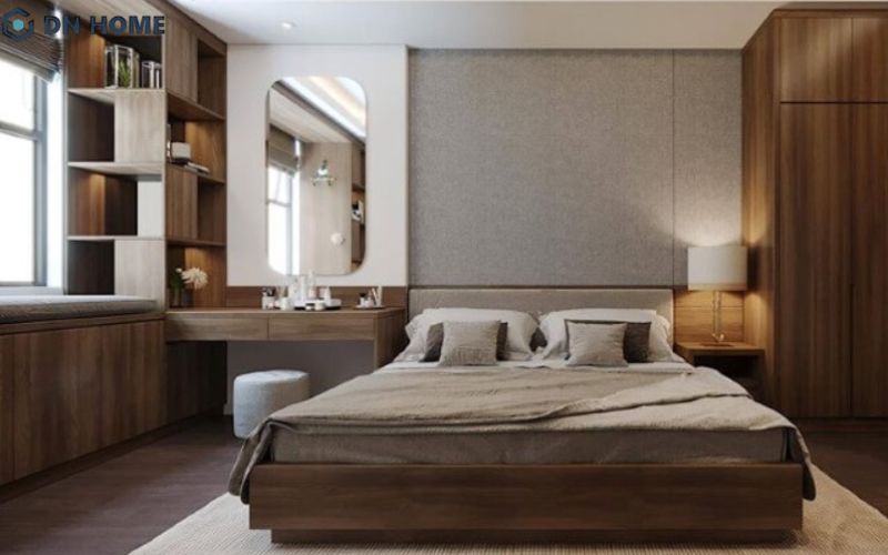 Thiết kế phòng ngủ nhỏ sử dụng nội thất tối giản giúp tối ưu diện tích và tạo cảm giác rộng rãi