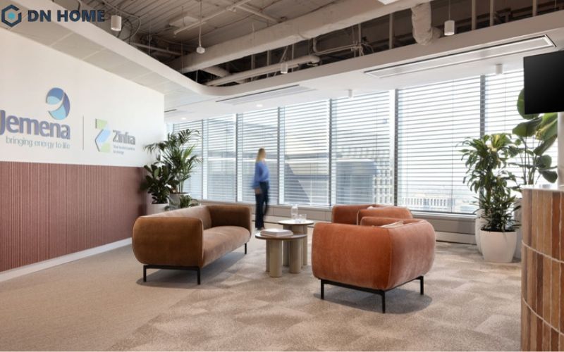 Rèm che cửa sổ tự điều chỉnh dựa vào cảm biến để đảm bảo ánh sáng phù hợp cho không gian làm việc